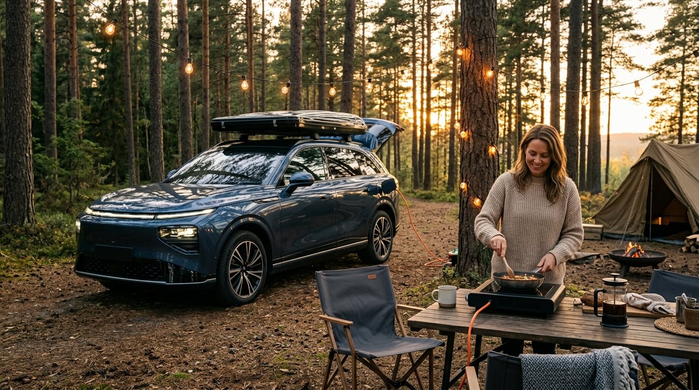 The Ultimate Xpeng Camping Guide: V2L Adapters & Mattresses