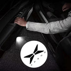 2pcs Car Door Welcome Light Logo Emblem For Xpeng