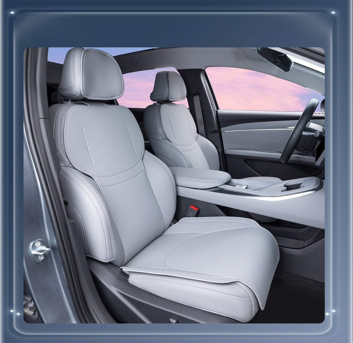 All-Season Car Breathable Seat Cover Compatible with Xpeng MONA M03