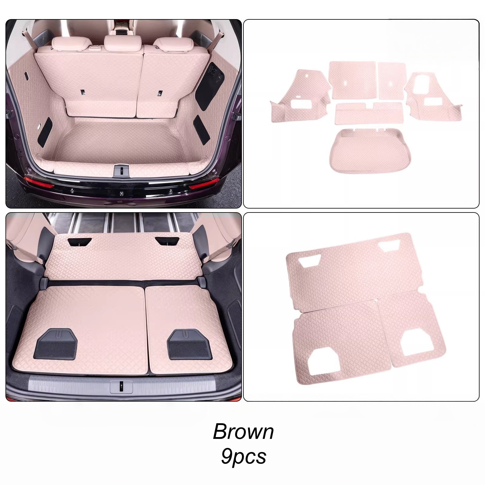 Xpeng X9 Fully Surrounded PU Leather Trunk Mat
