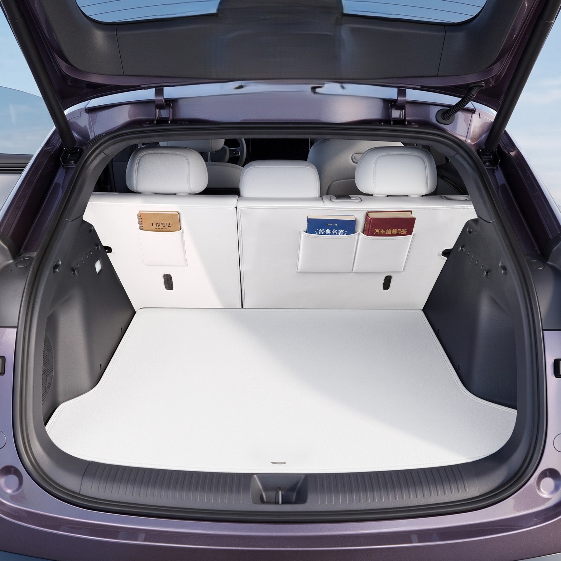 RearTrunk Mats Backrest Protector for XPeng MONA L03 / M03