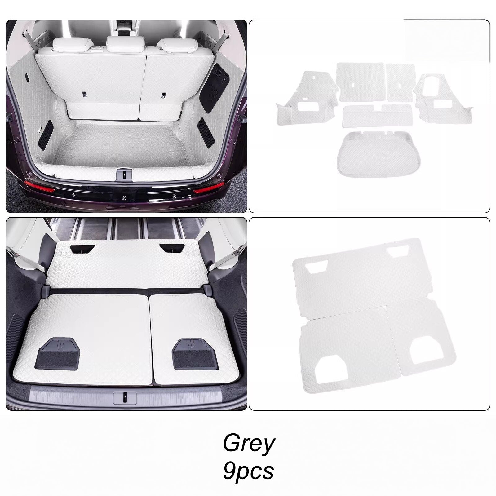 Xpeng X9 Fully Surrounded PU Leather Trunk Mat