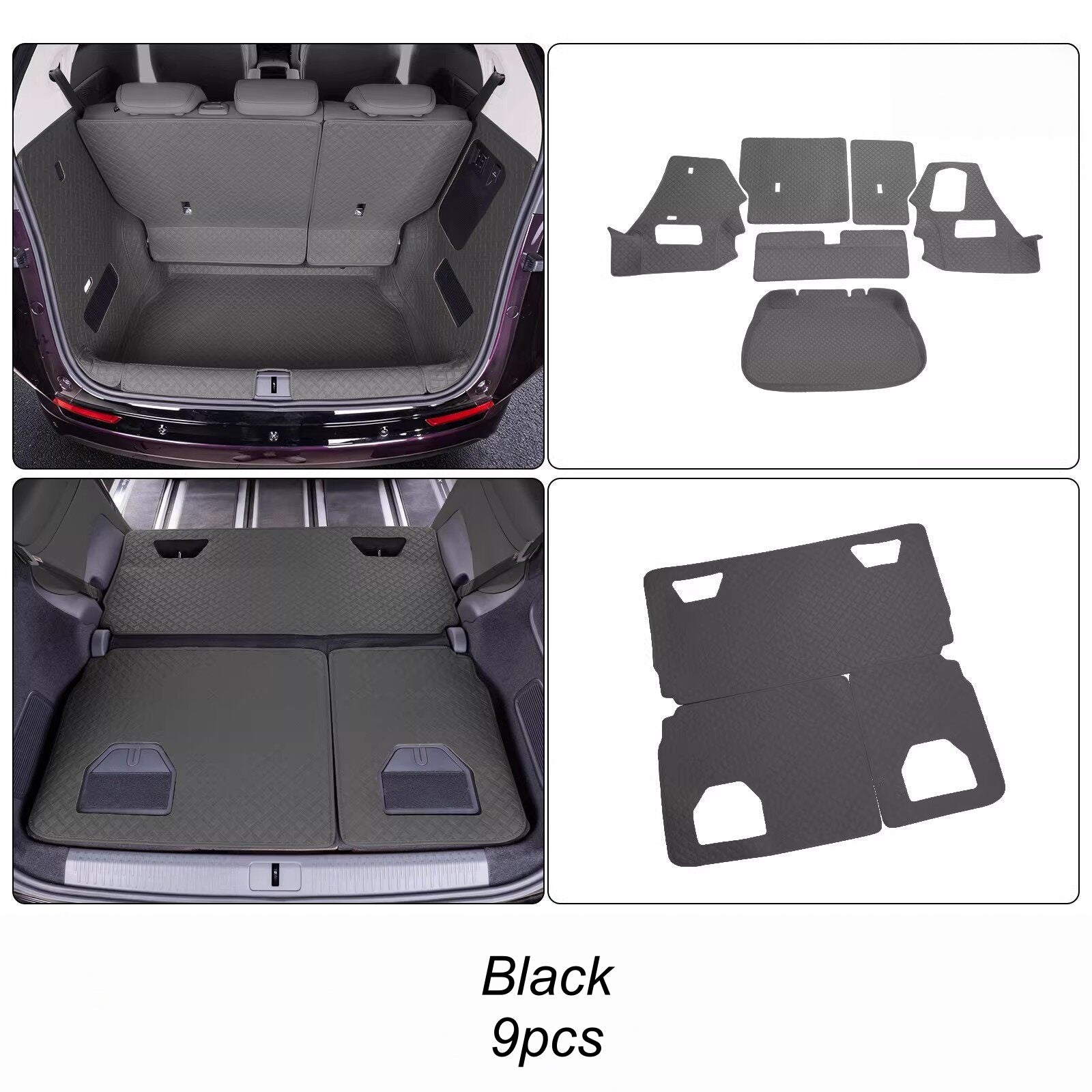 Xpeng X9 Fully Surrounded PU Leather Trunk Mat