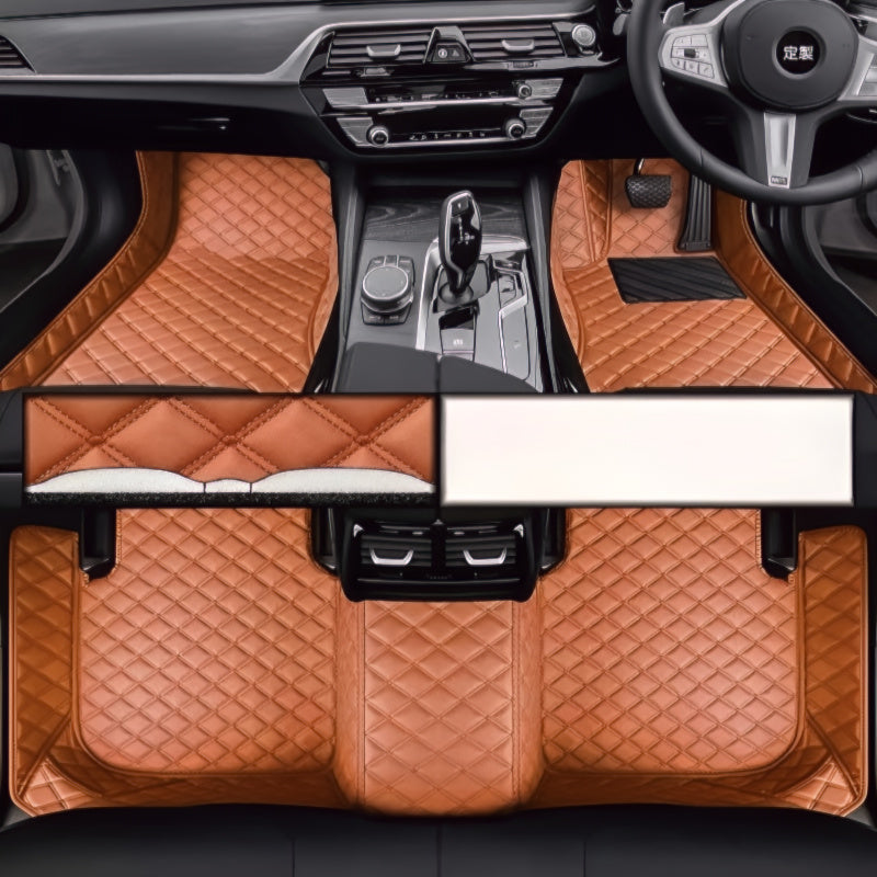 RHD XPENG G6 G9 P7 X9 M03 Napa Leather Floor Mats - Xpeng Accessories