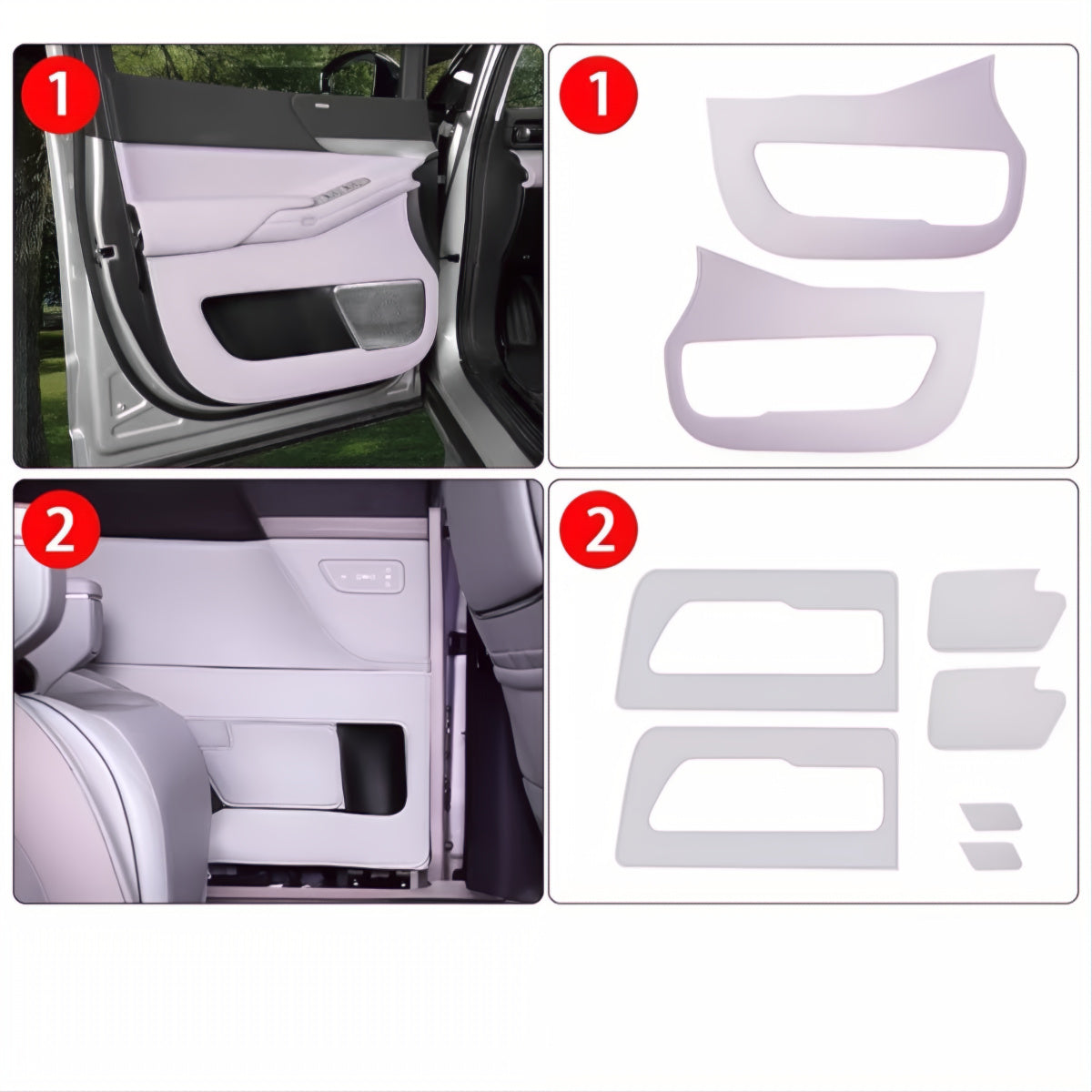 Xpeng X9 Car Door Kick Mats - Xpeng Accessories