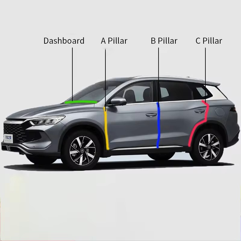Sealing Strip Soundproofing Kit for Xpeng P7 / P5 / G6 / G9