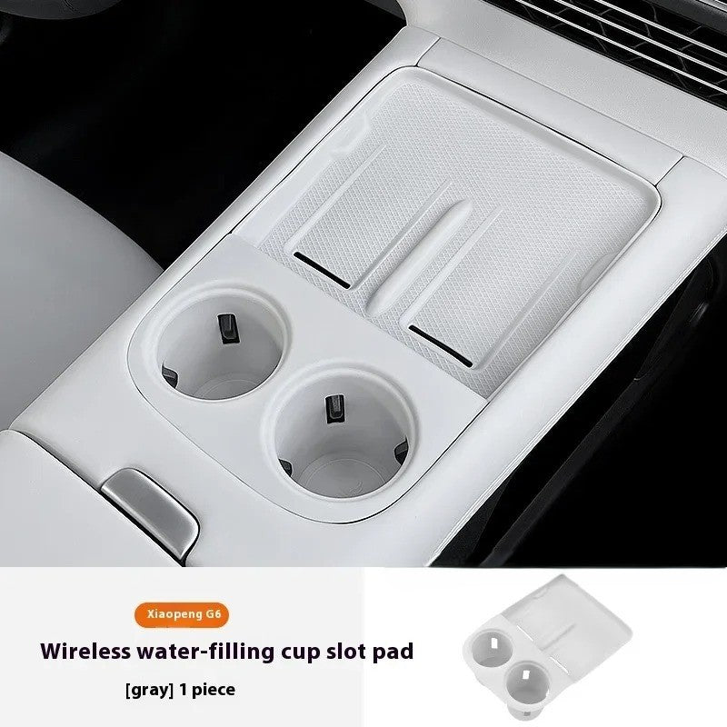 Xpeng G6 Wireless Charging Pad Silicone Central Control Water Cup Pad