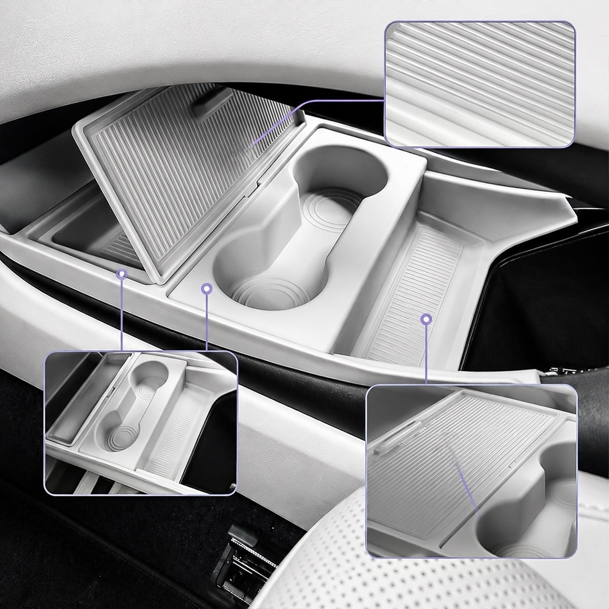 Center Console Lower Storage Box for XPeng MONA L03