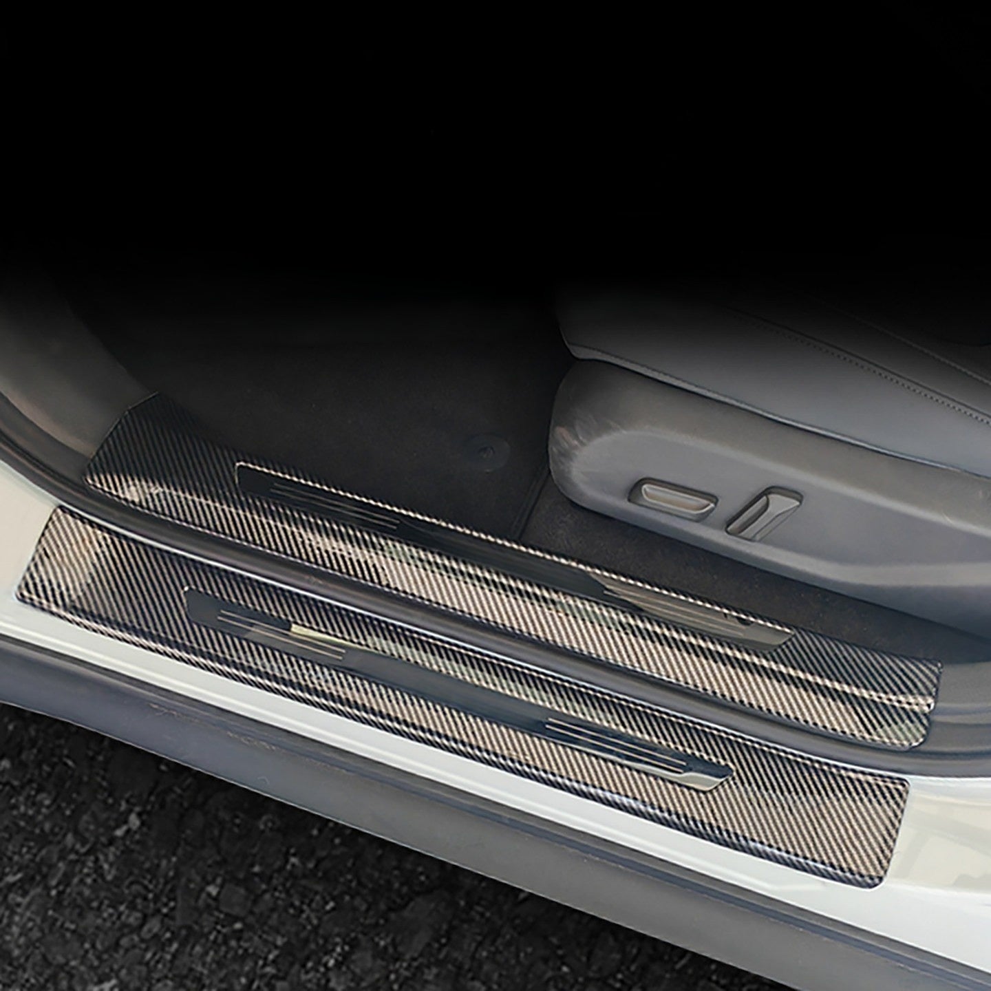 Xpeng Door Sill Guard Strip Rear Threshold Guard Protection - EVEVUP Xpeng Accessories