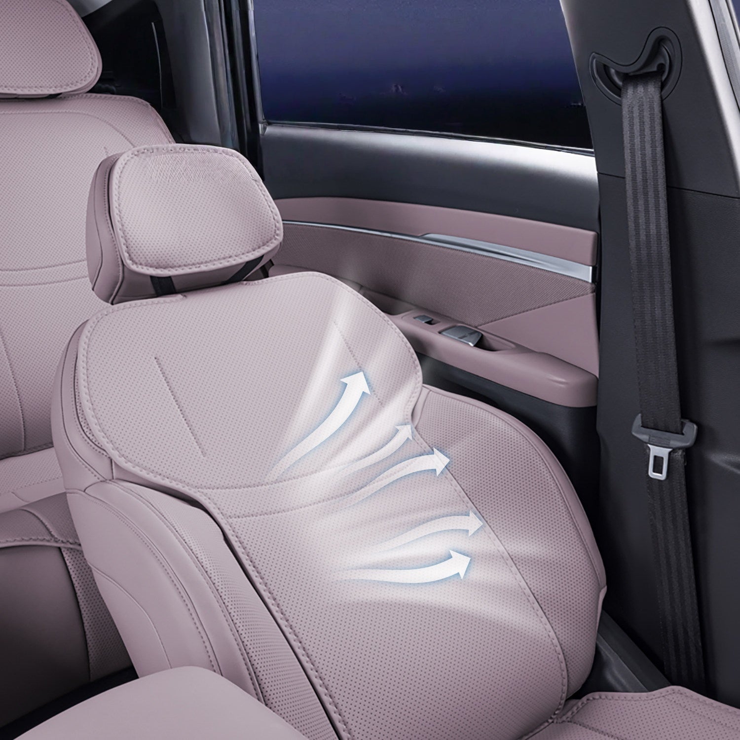 All-Season Car Breathable Seat Cover Compatible with Xpeng MONA M03