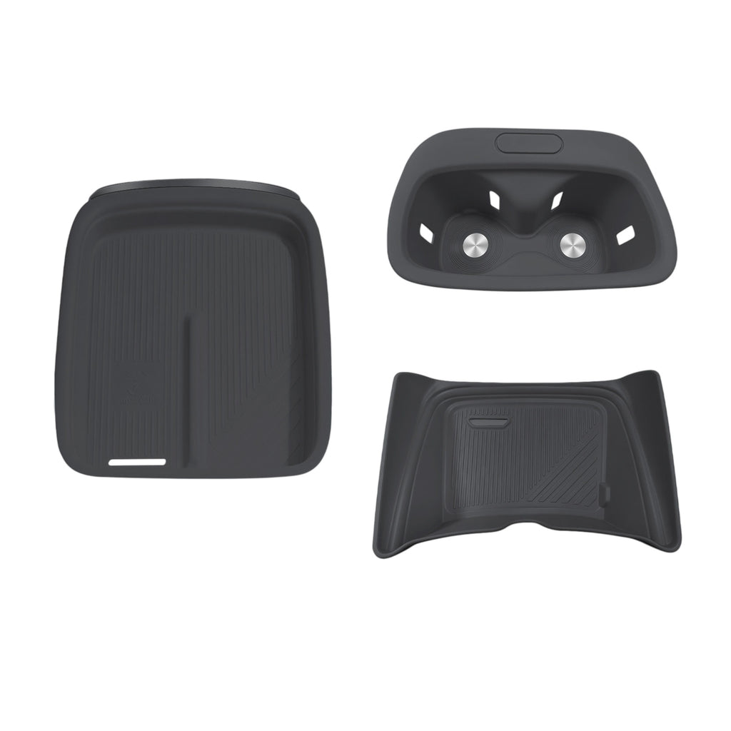 Silicone Cup Holder Mat & Wireless Charging Kit for XPENG MONA L03
