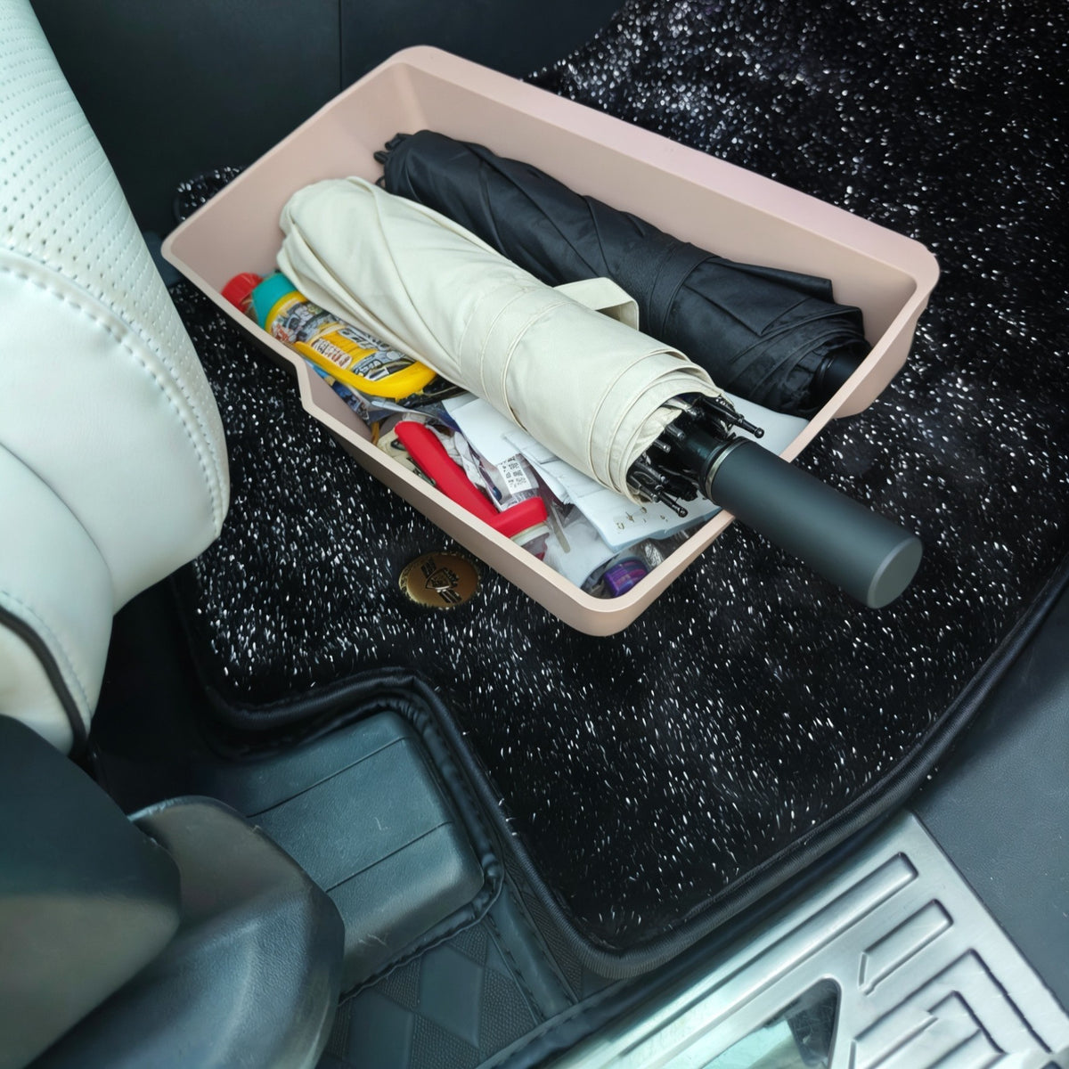 Silicone Storage Box Under Passenger Seat for XPENG X9