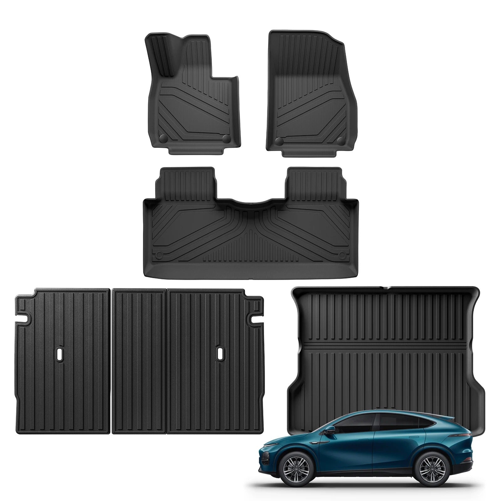 Xpeng G6 TPE 3D Car Floor Mats Cargo Liner Trunk Pad - Xpeng Accessories