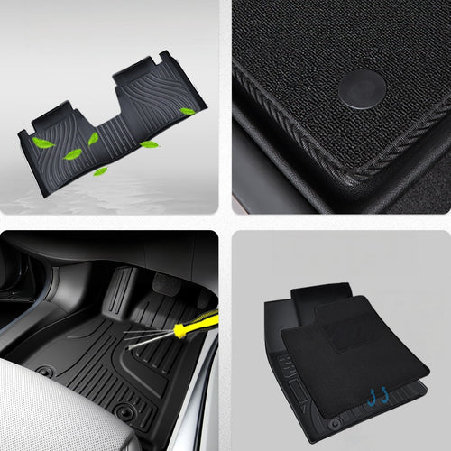 All-Weather TPE Floor Mats & Trunk Cargo Liner for XPENG MONA L03 - EVEVUP Xpeng Accessories
