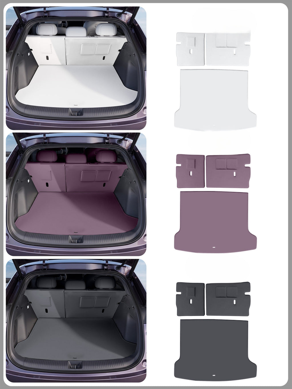 RearTrunk Mats Backrest Protector for XPeng MONA L03 / M03