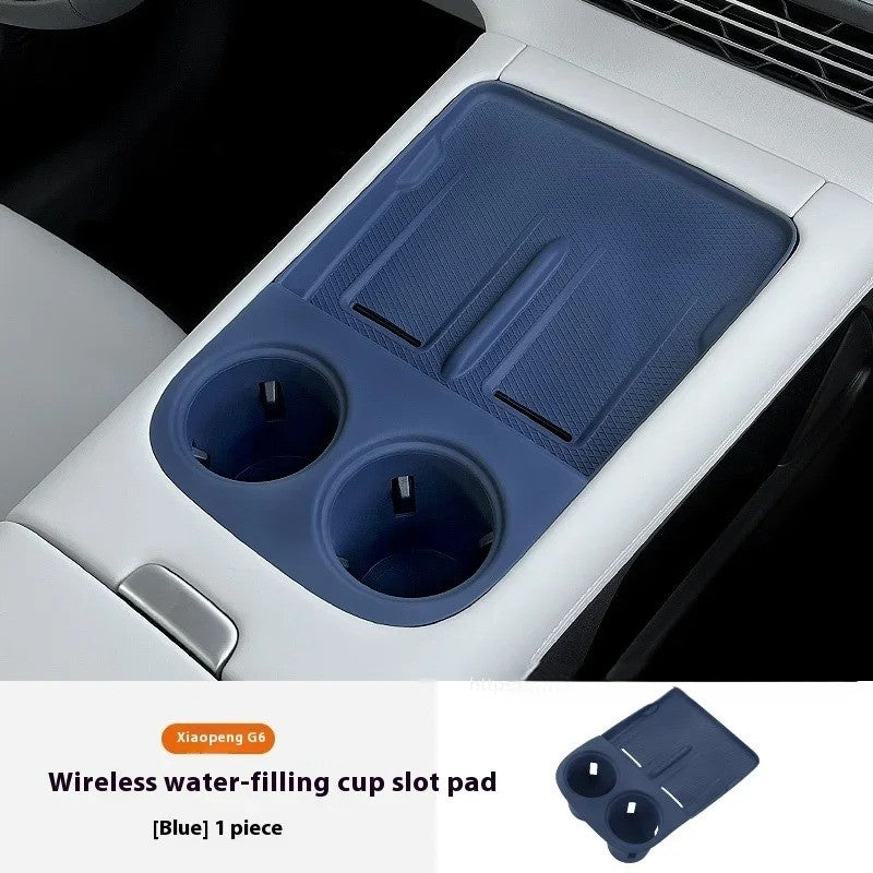 Xpeng G6 Wireless Charging Pad Silicone Central Control Water Cup Pad
