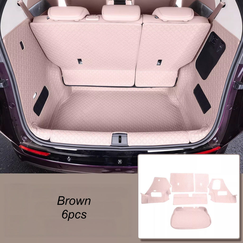 Xpeng X9 Fully Surrounded PU Leather Trunk Mat