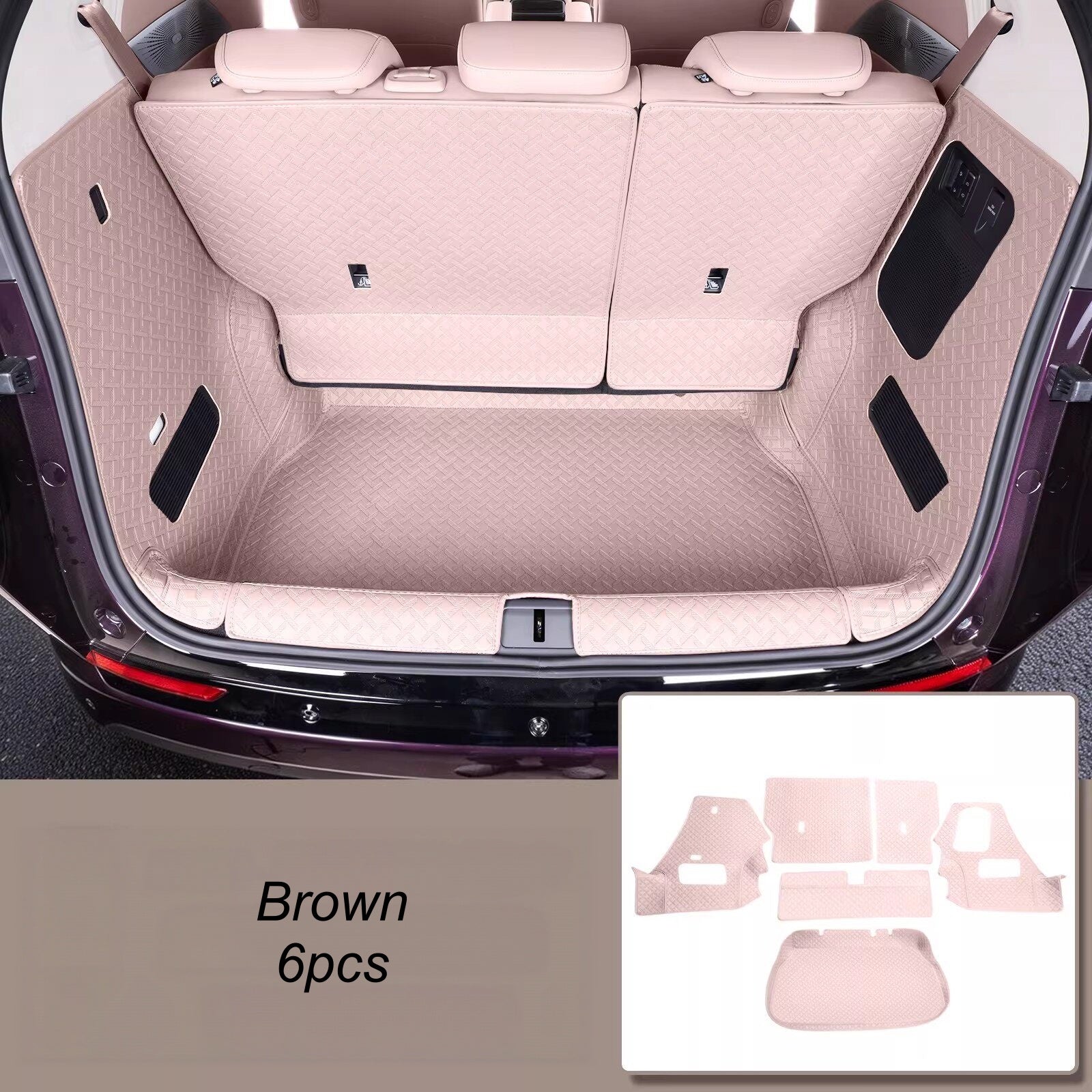 Xpeng X9 Fully Surrounded PU Leather Trunk Mat