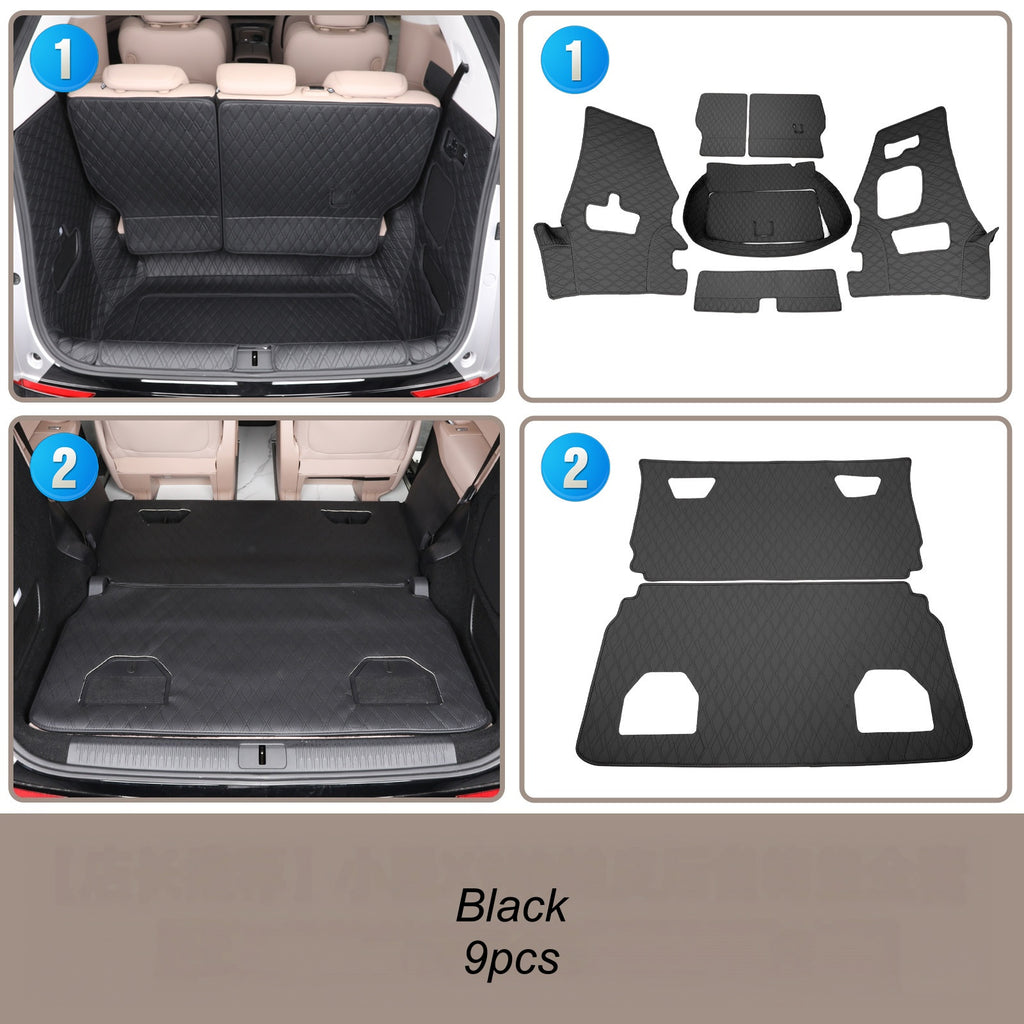 Xpeng X9 Fully Surrounded PU Leather Trunk Mat