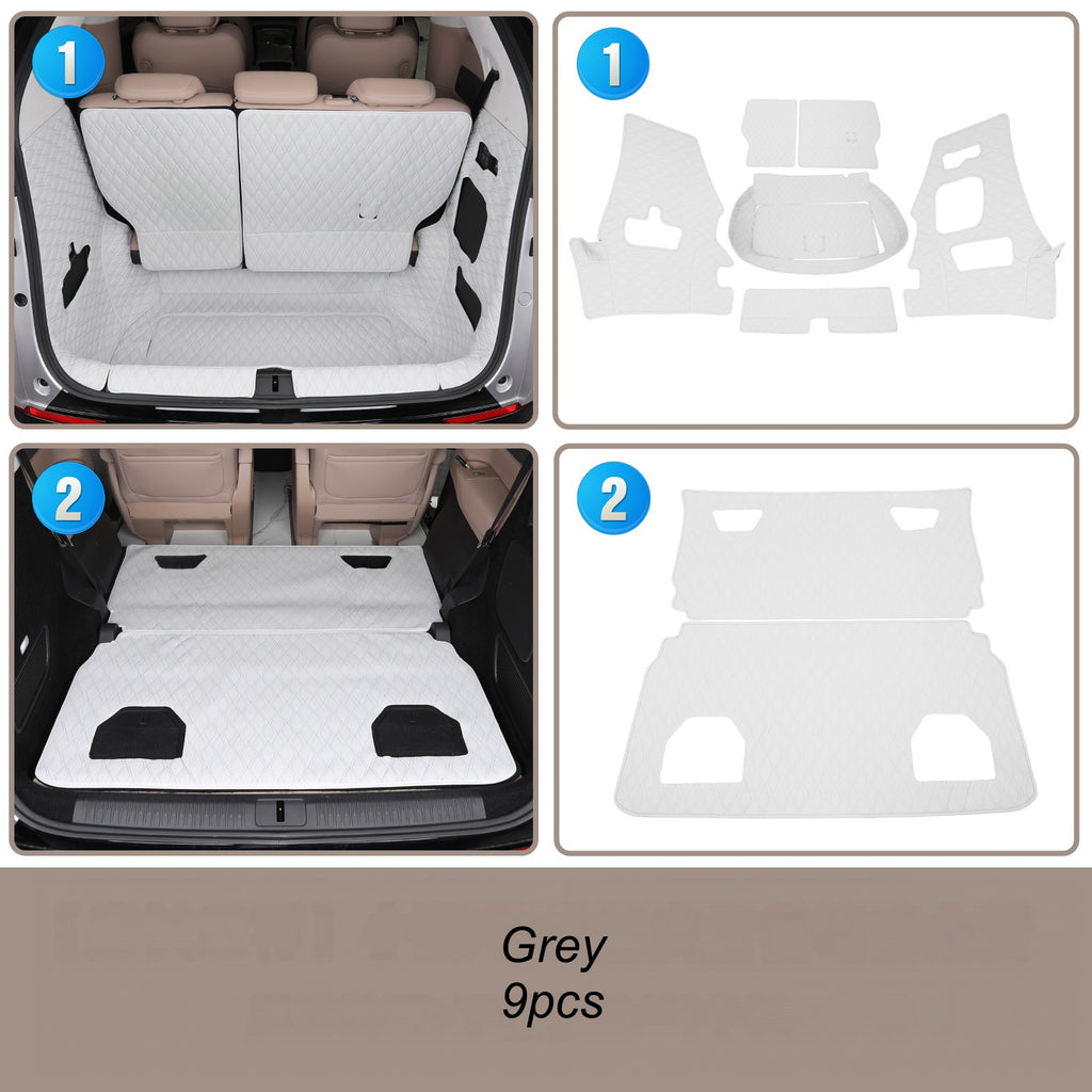 Xpeng X9 Fully Surrounded PU Leather Trunk Mat