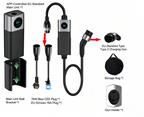 Ev Charger Type2 7kw 32a Fast Electric Car Level 2 Portable Ev Charging Station