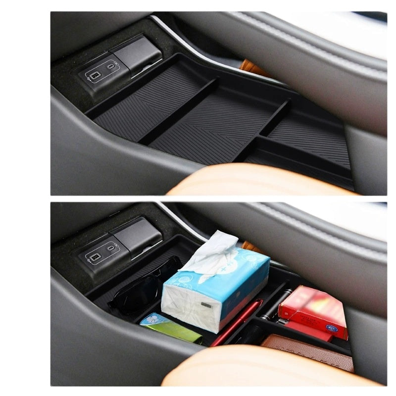 Boîte de rangement inférieure pour console centrale XPENG G9
