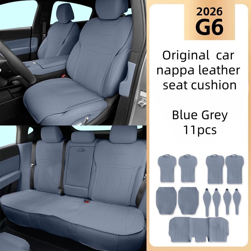 Xpeng G6/P7+ Car Seat Covers Full Set Premium Nappa Leather