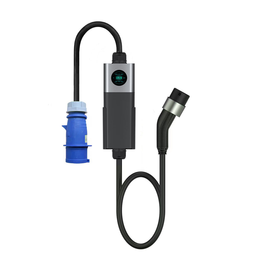 Ev Charger Type2 7kw 32a Fast Electric Car Level 2 Portable Ev Charging Station
