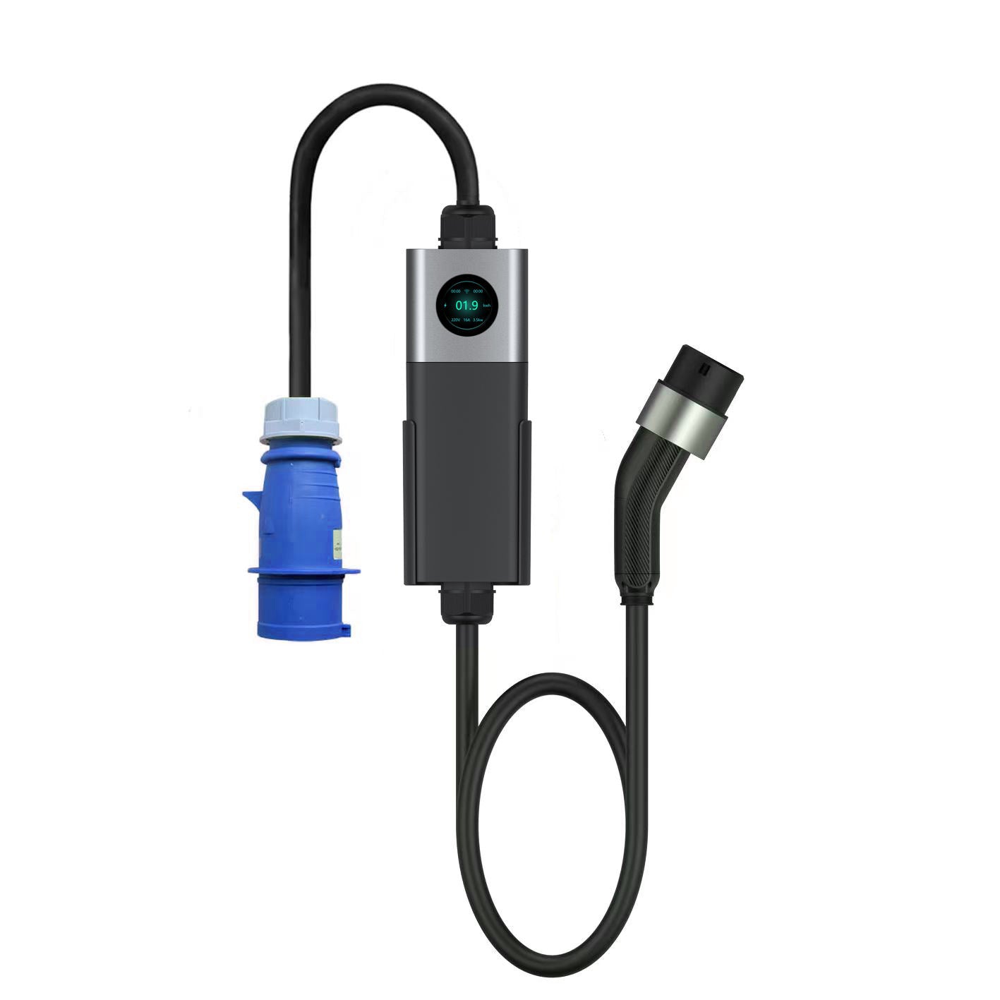 Ev Charger Type2 7kw 32a Fast Electric Car Level 2 Portable Ev Charging Station