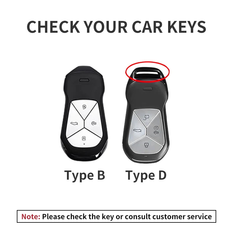 Car Remote Key Case Cover Shell For Xpeng P5 P7 G9 G3
