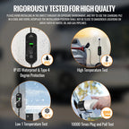 Portable 7KW 32A Type 2 EV Charger 5M/10M Single Phase CEE 3PIN EU plug
