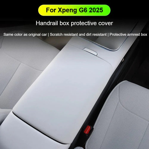 Xpeng G6 2025 Car Center Console Armrest Box Protective Cover - EVEVUP Xpeng Accessories
