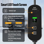 Portable 7KW 32A Type 2 EV Charger 5M/10M Single Phase CEE 3PIN EU plug