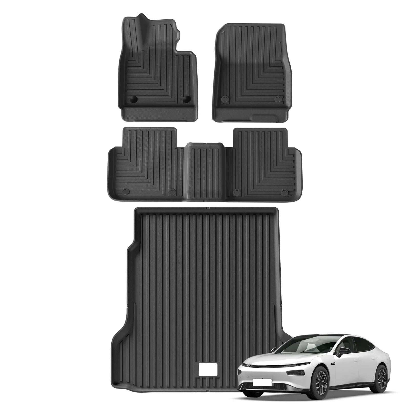 Xpeng P7/P7i 2022 2023 2024 Car Floor Mats Cargo Liner Trunk Pad
