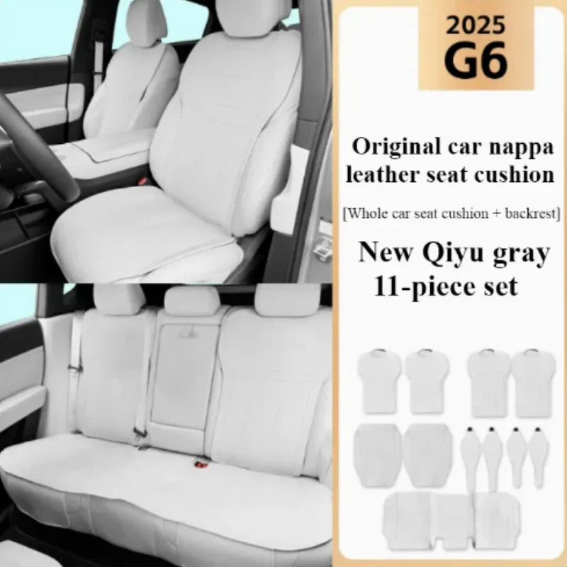 Xpeng G6/P7+ Car Seat Covers Full Set Premium Nappa Leather