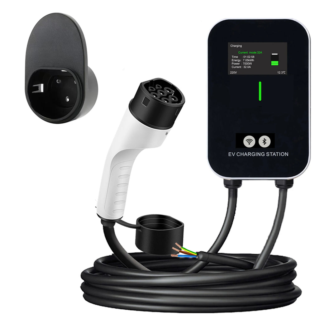 7KW 11KW 22KW Type 2 Electric Vehicle Charger Car Charging Station