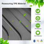 RHD for Xpeng X9 Car Floor Mats Cargo Liner Trunk Pad