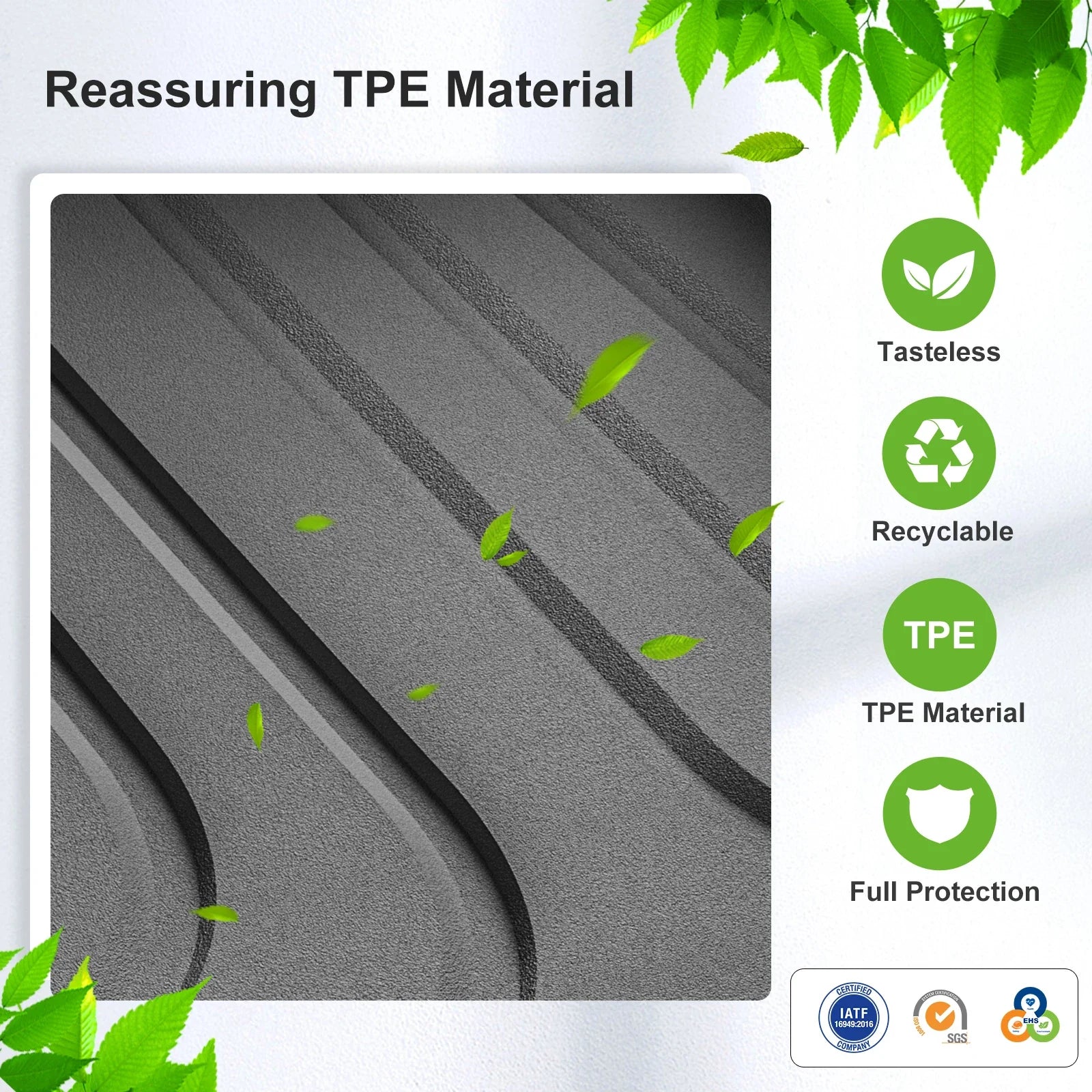 RHD for Xpeng X9 Car Floor Mats Cargo Liner Trunk Pad