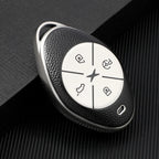 Leather TPU Car Key Fob Case Cover Protector for Xpeng G3  P7