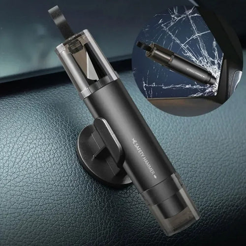 2-in-1 Car Safety Hammer Window Glass Breaker Seat Belt Cutter - Leapmotor Accessories