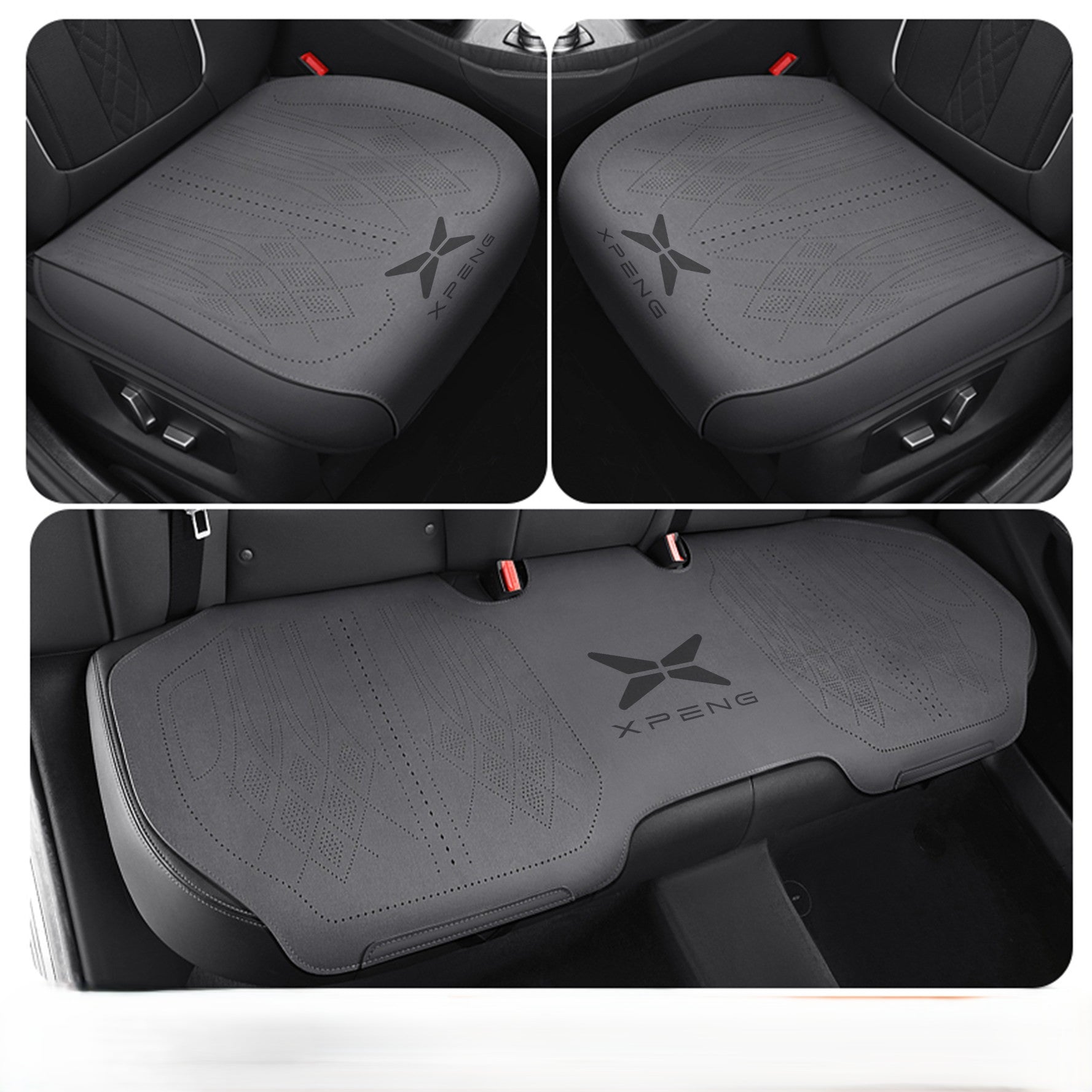 Xpeng Suede Four-season Breathable Seat Cushion