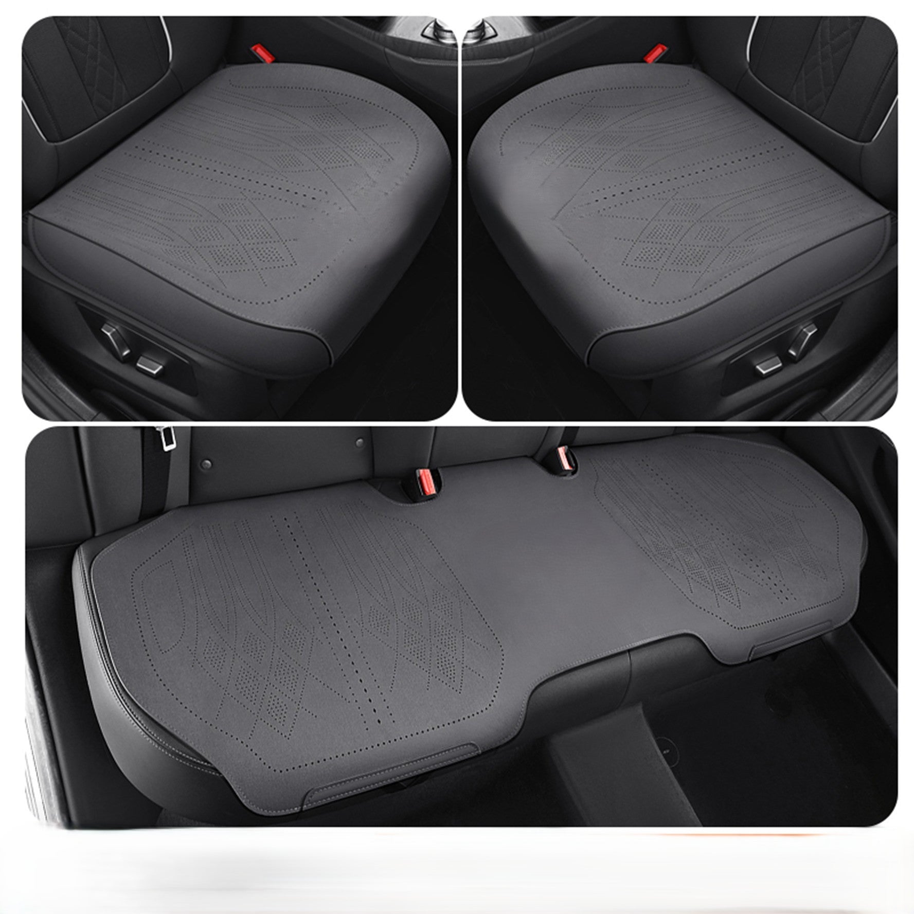 Xpeng Suede Four-season Breathable Seat Cushion - EVEVUP Xpeng Accessories