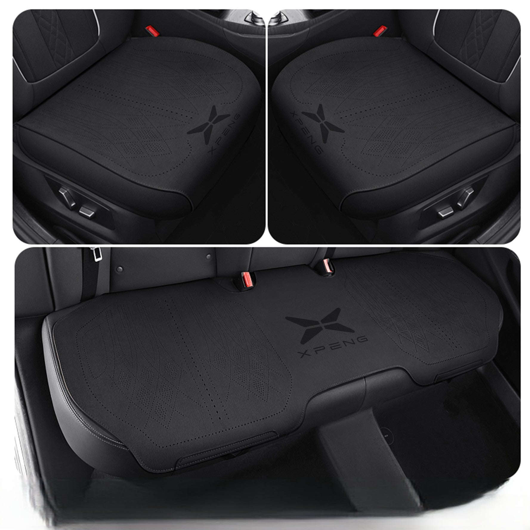 Xpeng Suede Four-season Breathable Seat Cushion