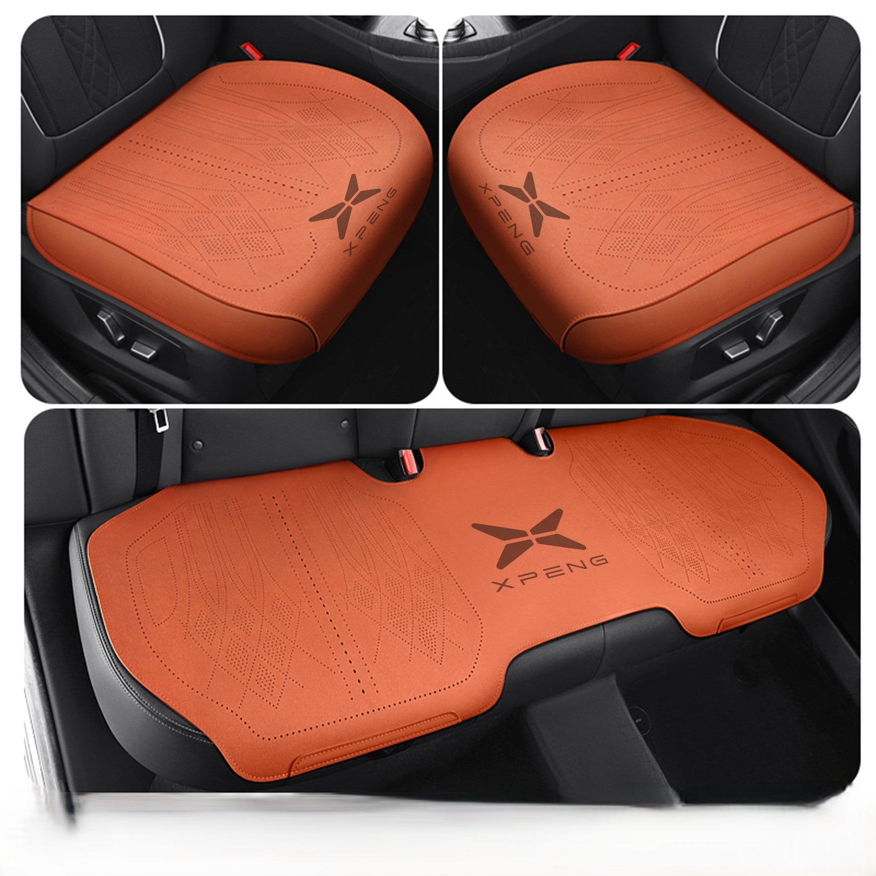 Xpeng Suede Four-season Breathable Seat Cushion