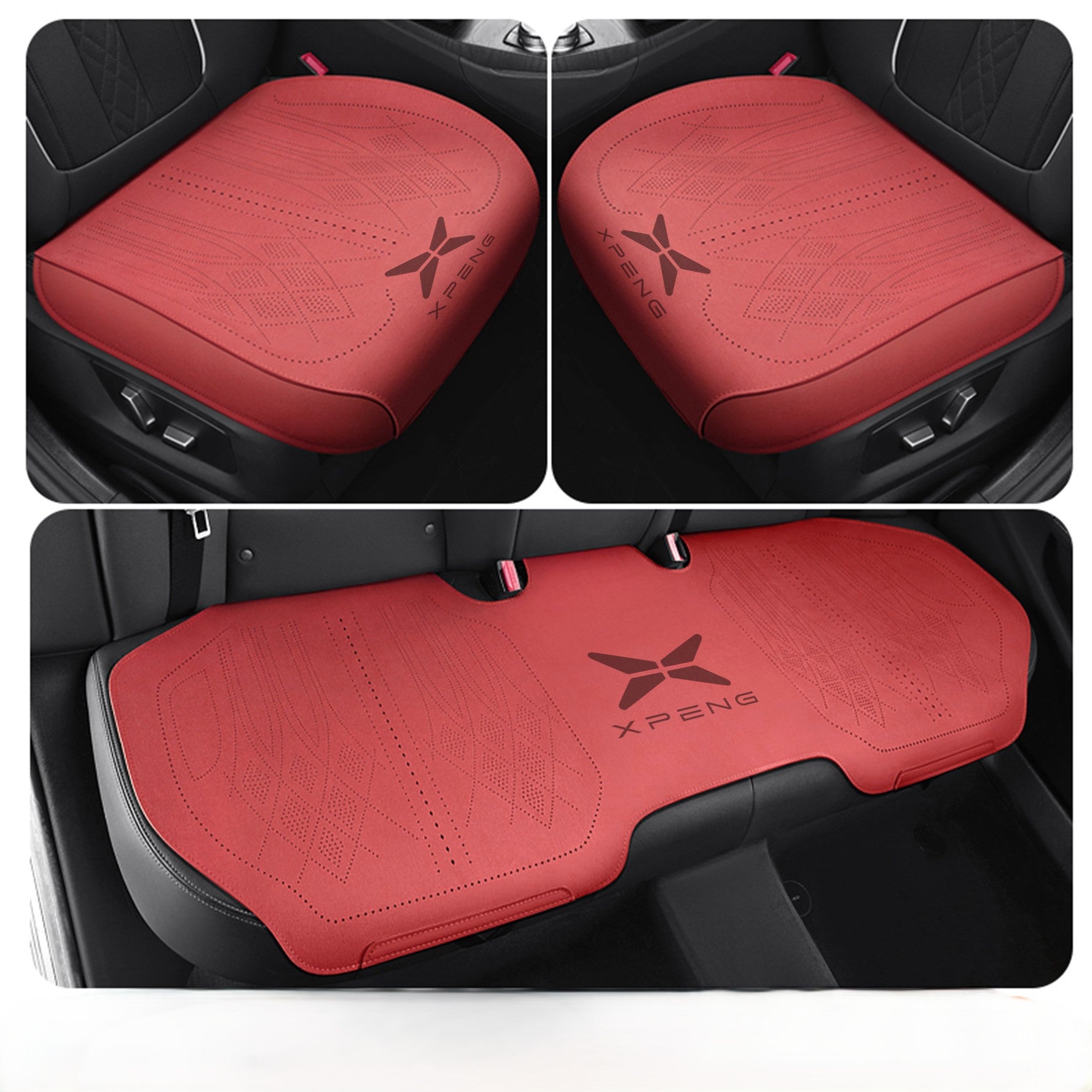 Xpeng Suede Four-season Breathable Seat Cushion