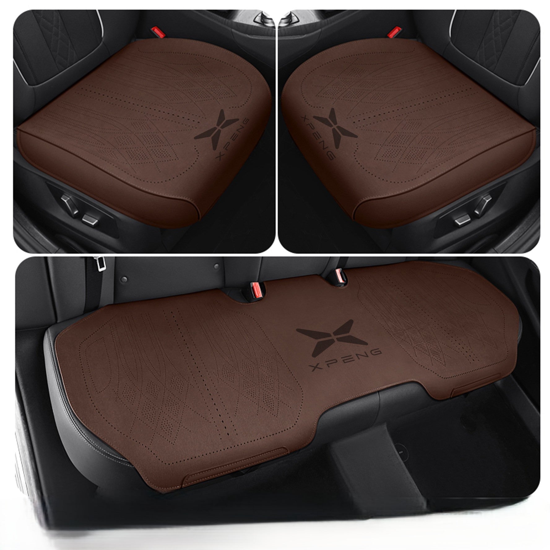 Xpeng Suede Four-season Breathable Seat Cushion