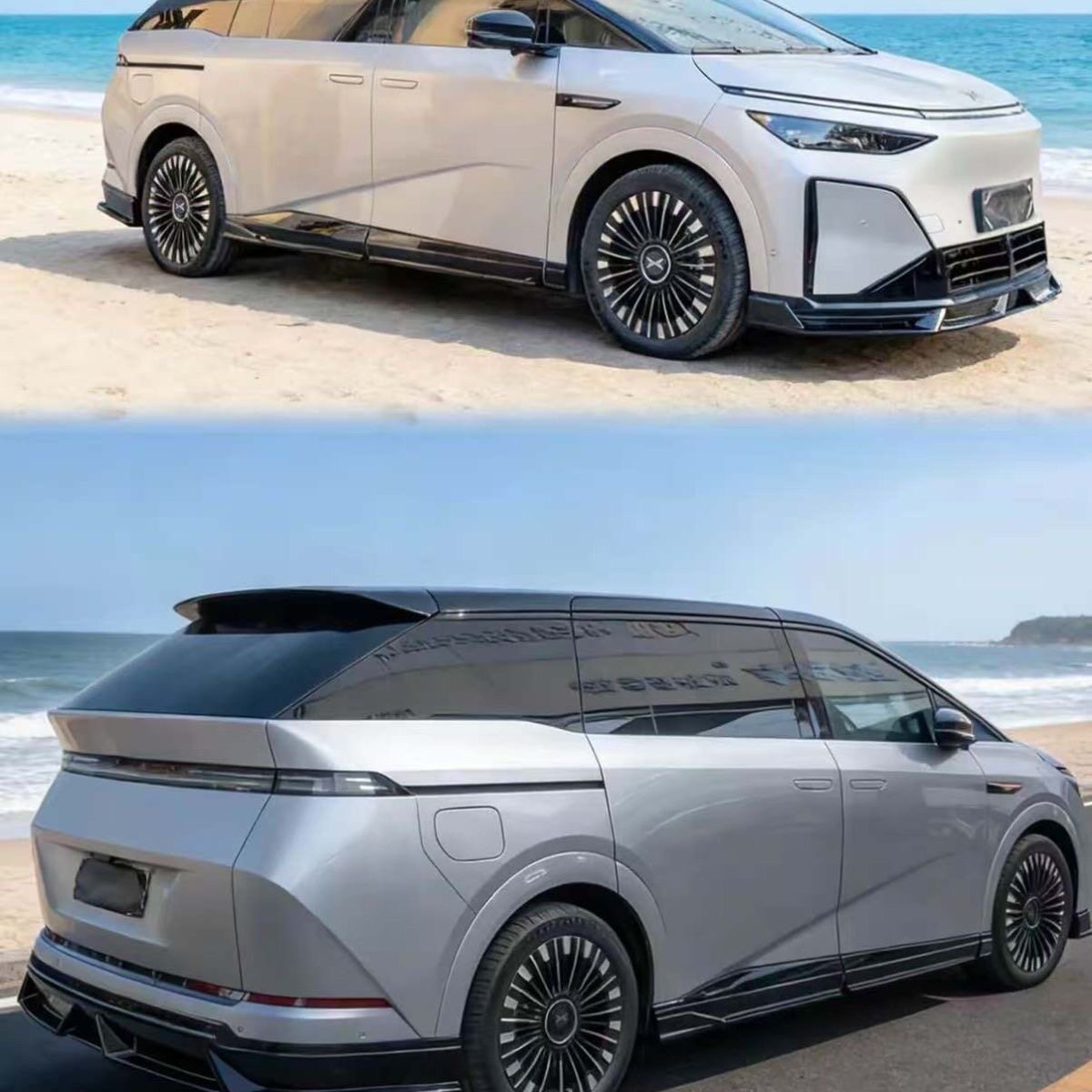 Xpeng X9 Front Lip Rear Lip Side Skirts Body Kit