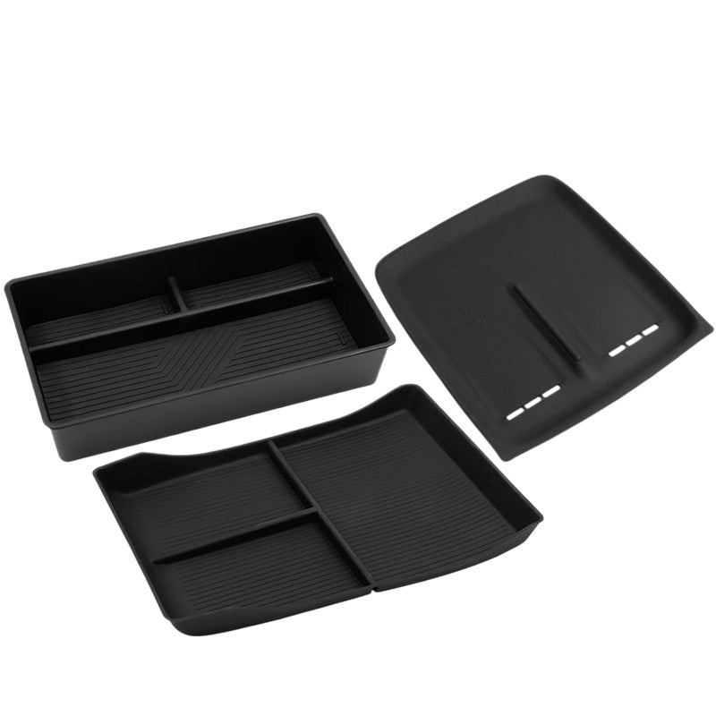 Xpeng P7+ Armrest Storage Box Center Console Silicone/Flocked Pad