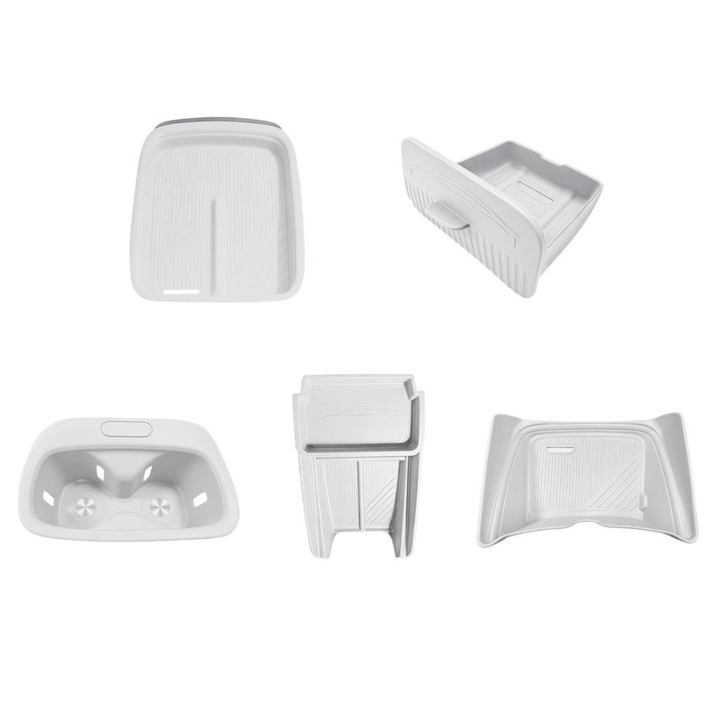 Silicone Cup Holder Mat & Wireless Charging Kit for XPENG MONA L03