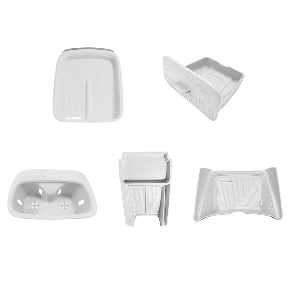Silicone Cup Holder Mat & Wireless Charging Kit for XPENG MONA L03